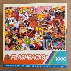 Flashbacks-Breakfast Eats 1000 Piece Jigsaw Puzzle